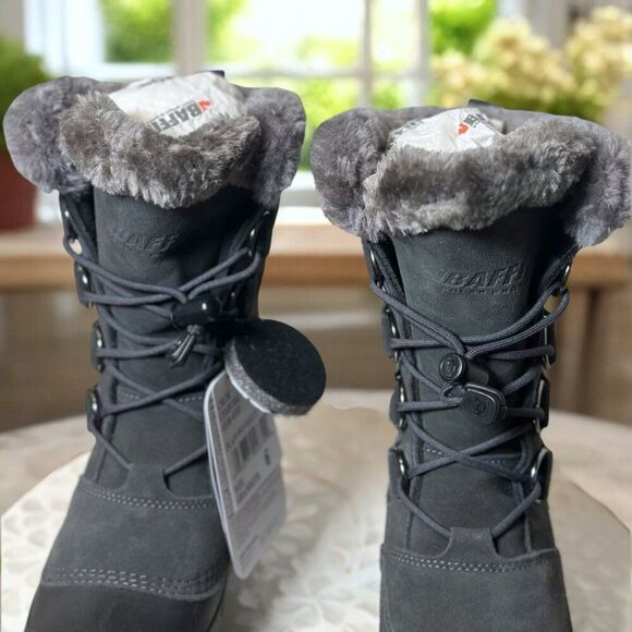 Baffin Chloe Insulated Waterproof Winter Snow Boots Women’s Size 6  Fur - Picture 5 of 16